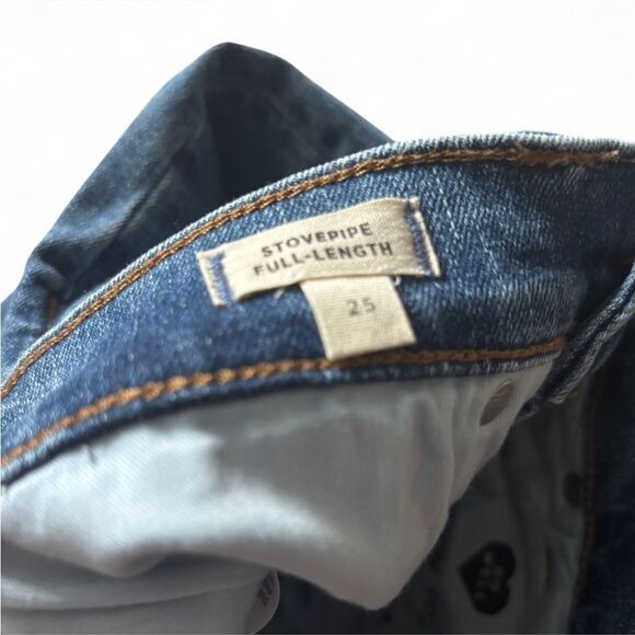 Madewell Stovepipe Jeans Slit-Hem Edition Size 25 - Picture 4 of 9